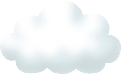 The clouds swelled like blue cartoons.