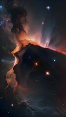 nebula with stars  background