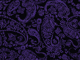 paisley vector seamless pattern in vintage background. ethnic pattern. digital motif background. abstract seamless ethnic pattern of paisley. vector background.