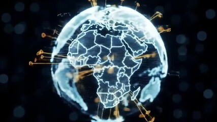 Global Pandemic Visualizing the Spread of a Virus - Powered by Adobe