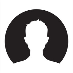 male head silhouette