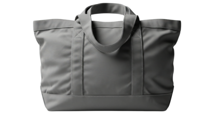 Gray Tote Bag Mockup Studio Shot