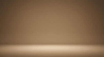 Obraz premium Warm brown seamless studio background with subtle gradient lighting, perfect for product photography.
