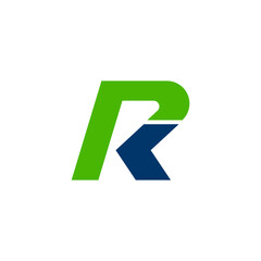 letter R dynamic moving, logo transport, plane
