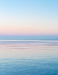 Fototapeta premium Soft Blue Twilight Over Ocean