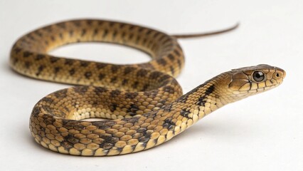 Fototapeta premium Keelback on studio background