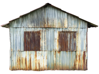 Rustic Metal Shed