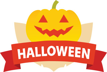 Festive halloween graphic with glowing elements and bold typography