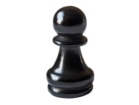 Black Chess Pawn Piece