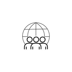 
Business icon styles with various line art and color variations