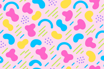 Retro Memphis Abstract Pattern