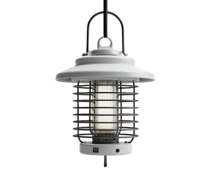 White hanging insect zapper