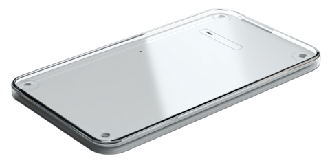 Clear, rectangular, protective case for a mobile device