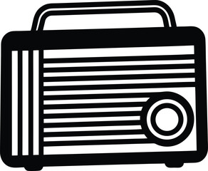 retro radio icon