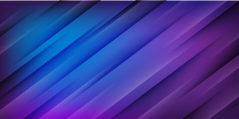 Abstract dark background with blue and pink neon glow. Neon light lines, waves.