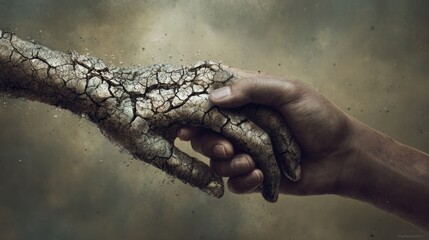 Symbolic concept showing intergenerational trauma and hidden emotional wounds