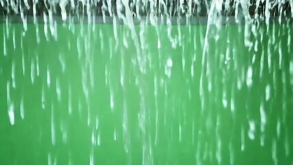 Green screen rain falling on black background. Rain animation on green screen. - Powered by Adobe