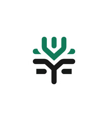 Obraz premium Abstract teal design element