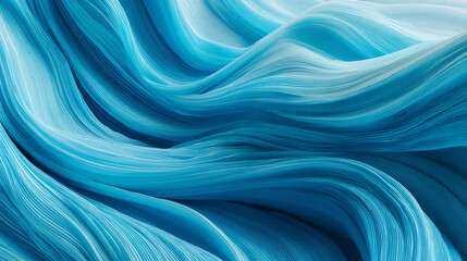 Abstract texture of flowing blue waves, designed for fashion, prints, or digital artworks