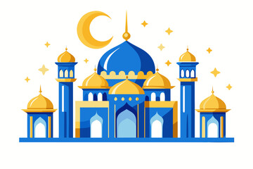 vector illustration of mosque