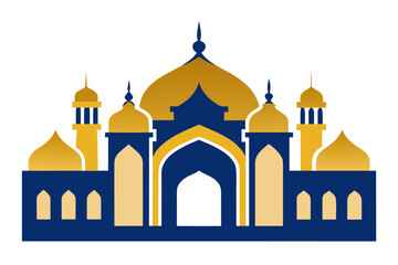 silhouette of a mosque