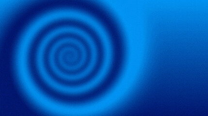 Blue spiral vortex abstract background with gradient