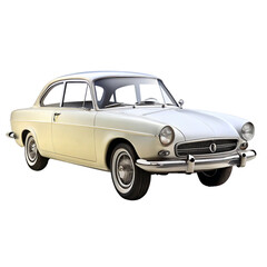 Fototapeta premium Car Isolated on Pure White Background