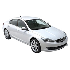Fototapeta premium Car Isolated on Pure White Background