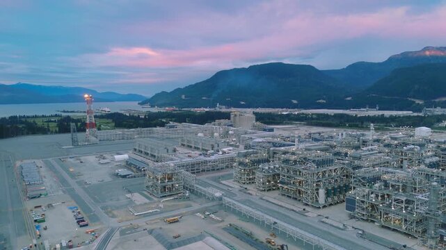 A liquified natural gas processing and shipping facility near Kitimat, British Columbia, Part 2