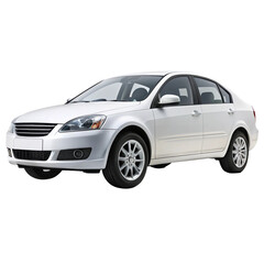 Fototapeta premium Car Isolated on Pure White Background