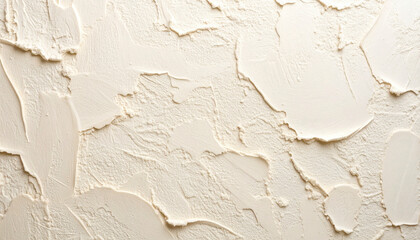 vory Plaster Wall Texture &ndash; Abstract Trowel Strokes Background