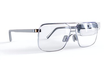 Sleek modern smart glasses with advanced augmented reality technology, offering seamless digital integration for enhanced productivity and communication