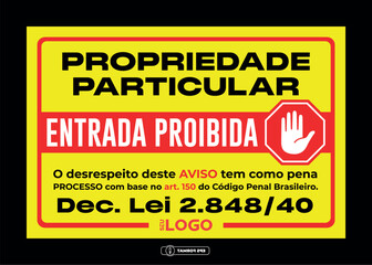 Placa de Sinaliza&ccedil;&atilde;o