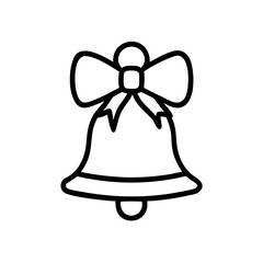 Christmas Bell Icon for Holiday, Festive, Celebration, and Decoration