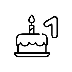 Anniversary Icon Celebration Love Couple Romantic Event Party Illustration