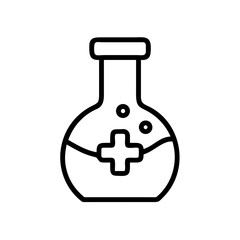 Medical Lab Icon for Science, Research, and Laboratory Services