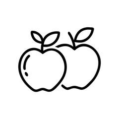 Orchard Icon for Agriculture, Fruit Farming, and Nature Illustration