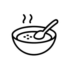 Soup Icon Vector Illustration for Food and Restaurant Menu Design