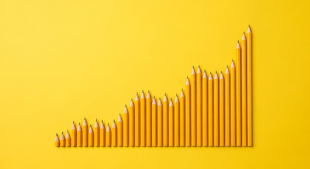 Yellow Background & pencil