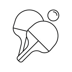 Piano lineal icon with white background vector stock illustration