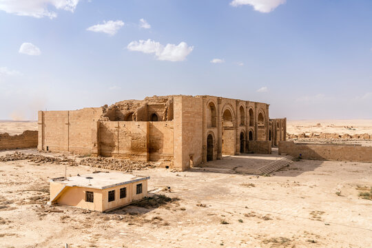 Ruins of the ancient city of Hatra in Iraq