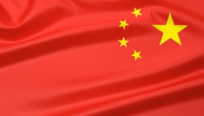 Chinese national flag with red background and five yellow stars in the top left corner.
