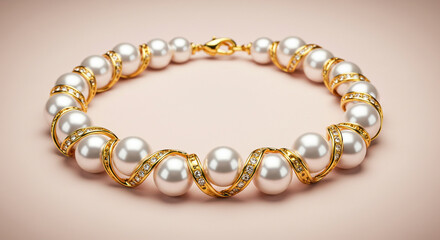 Obraz premium Elegant Pearl Necklace
