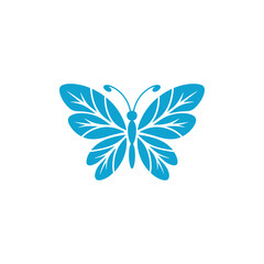 Elegant Butterfly Logo Design Vector &ndash; Beauty Nature Emblem Icon