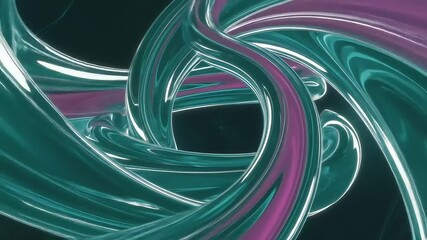 Abstract swirling teal purple design background