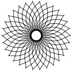 Obraz premium Geometric Mandala Design