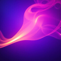 Abstract Glowing Pink and Gold Energy Wave