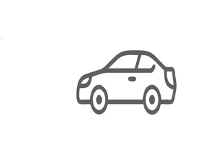 Modern vehicle illustration with clean lines and vibrant colors