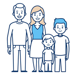 happy family portrait