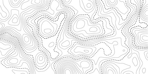 Abstract moving topographic map lines background.